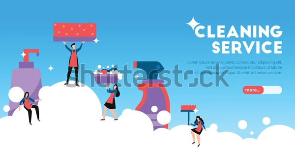 Professional Cleaning Service Vector Banner