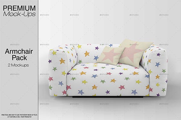 Armchair Mockup Pack Armchair Mockup Pack