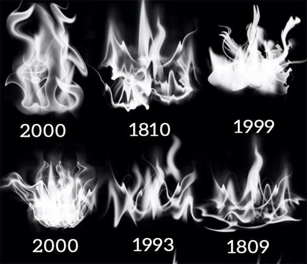Fire Photoshop Brushe Template