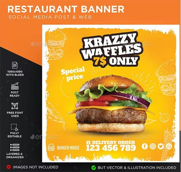 Burger Restaurant Flyer