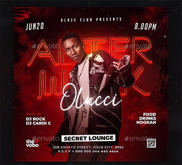 Night Club Flyer Photoshop Design