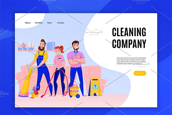 Professional Cleaning Company Banner