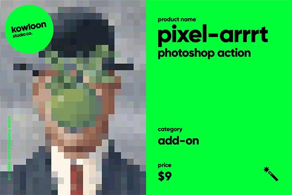 Pixel Art Photoshop Action