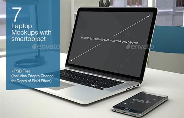 Laptop Mockup Template
