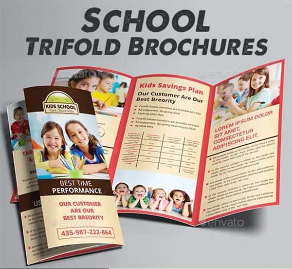 Education School Trifold Brochures