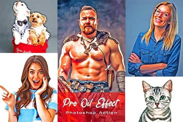 Pro Oil Effect Photoshop Action