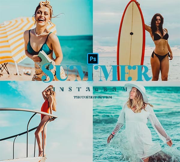 Summer Photoshop Action