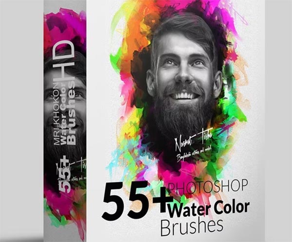 Hi-Res Watercolor Photoshop Brushes