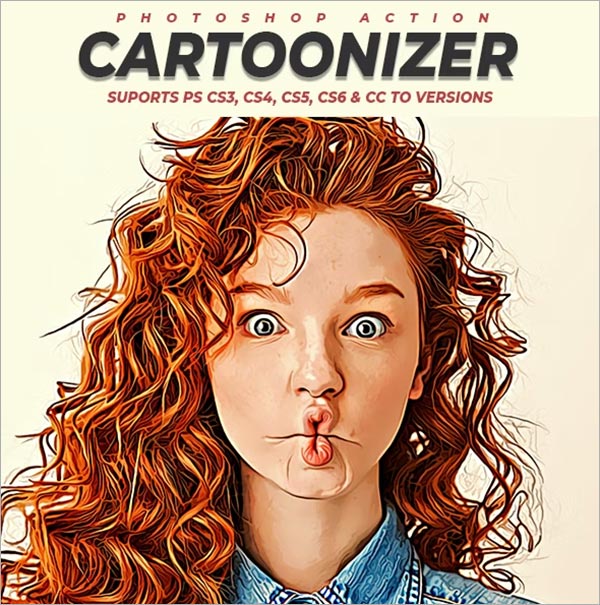 Cartoonizer Photoshop Action
