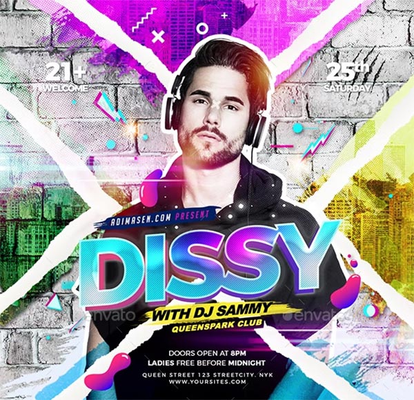 Artist Event PSD Flyers