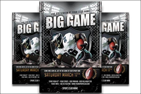 America Football Flyer Template