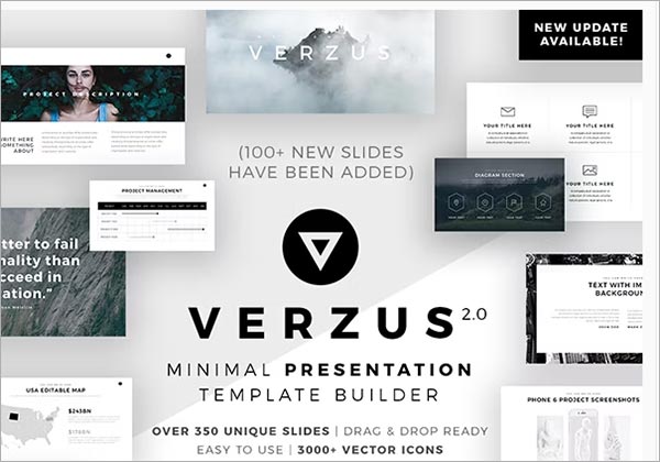 Verzus Minimal PowerPoint Template