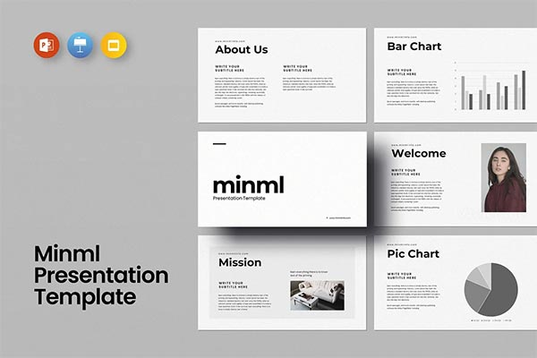 Minml Presentation Template