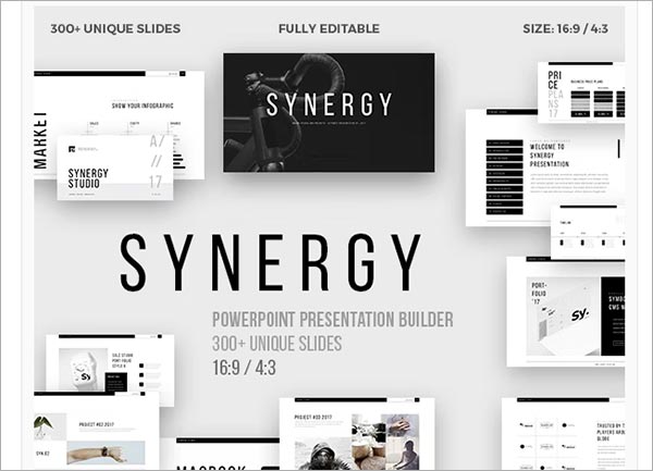 Synergy Minimal Powerpoint Template