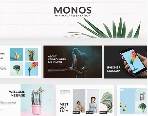 Monos Minimal Powerpoint Template