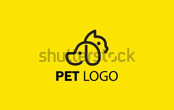 Home Pets Logo Dog Vector