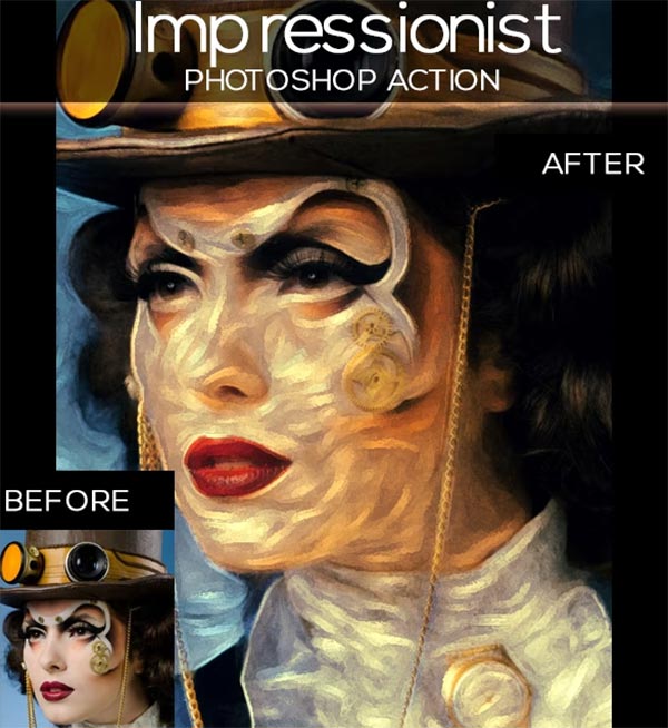 Impressionist Paint Effect