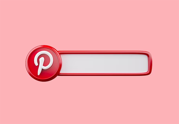 Pinterest 3D Rendering Button Templates 