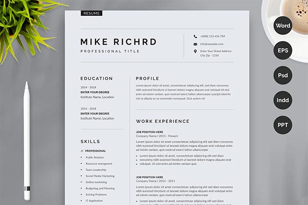Clean Resume Template