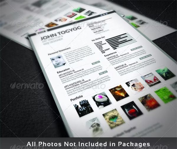 One Page Modern Resume