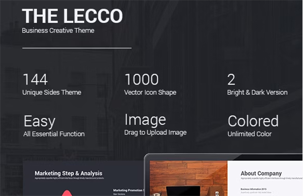 The Lecco Business Theme Template