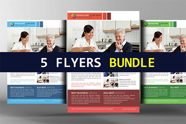 Senior Care Flyers Bundle