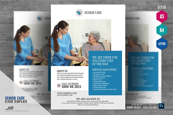 Home Care Services Flyer Template