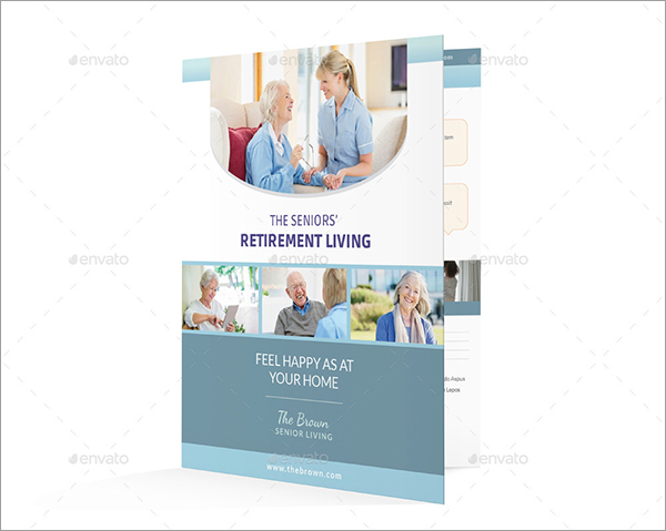 Nursing Home Bifold Halffold Brochure