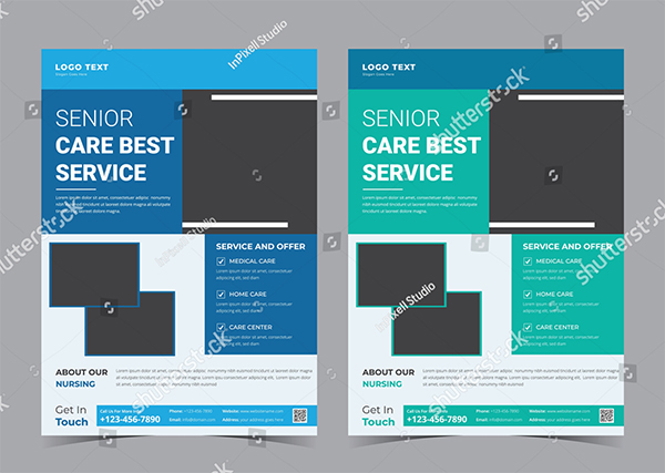 Senior Care Best Service Flyer Template