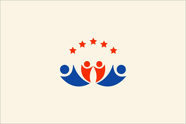 Children Care Logo Template