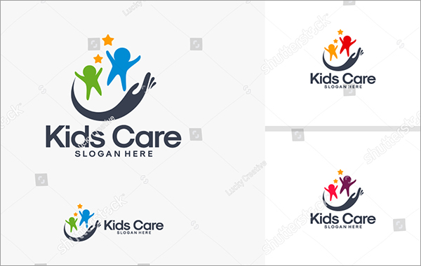 Kids Care Logo Designs