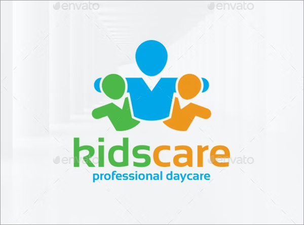 Kids Care Logo Template