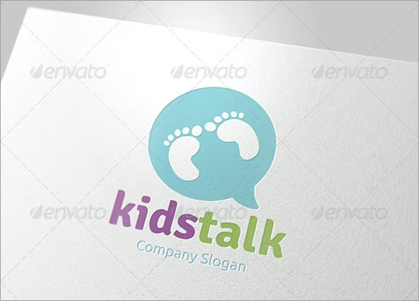 Kids Talk Logo Template