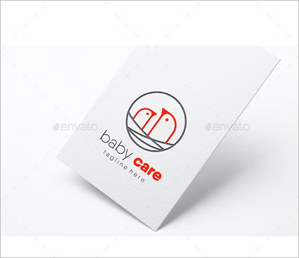 Baby Care Logo Vector Design