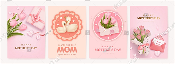 Mother's day Vertical Poster & flyer Template