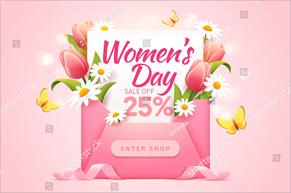 Women's Day sale Flyer Template
