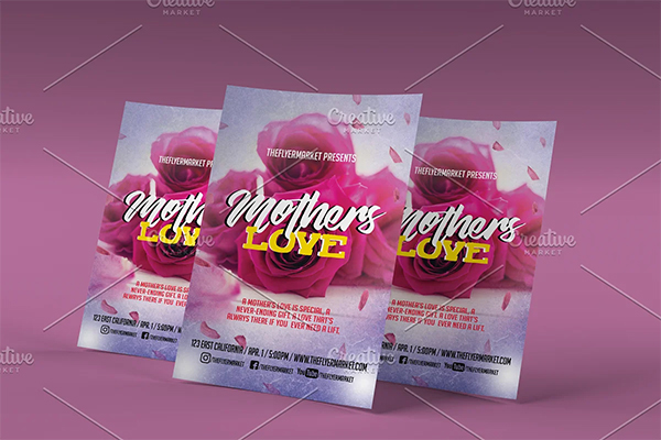 Mother’s Love Flyer Template
