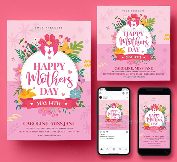 Womens Day Party Flyer Template
