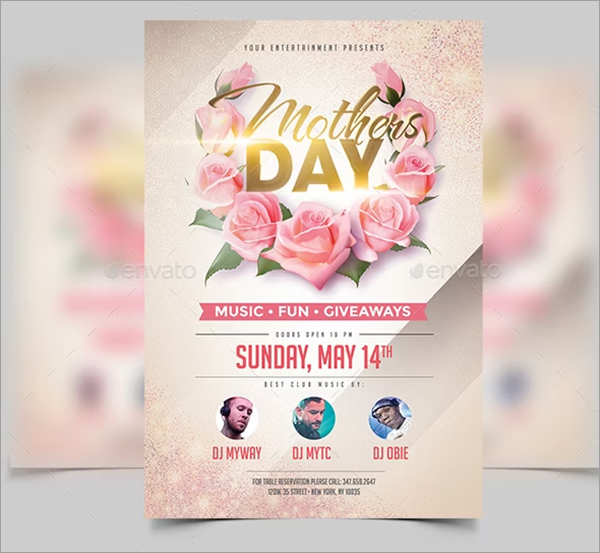 Mothers Day Flyer Photoshop Design