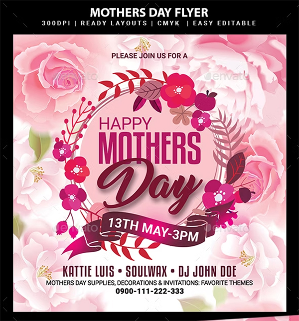 Luxury Mothers Day Flyer Template