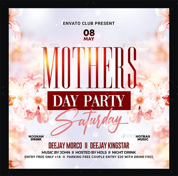 Mothers Day Print Flyer Design