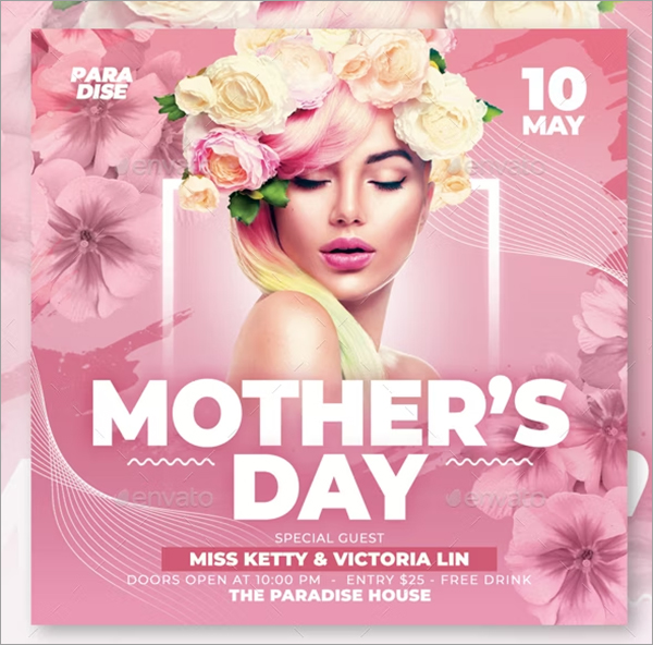 Mothers Day Flyer Print Template