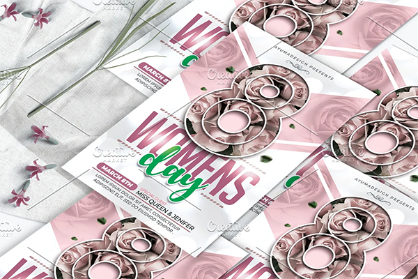 Womens Day Flyer PSD Files