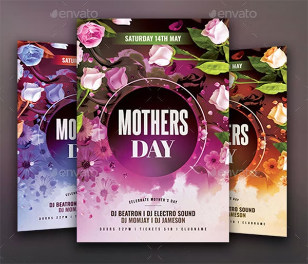 Mothers Day Design Flyer Template
