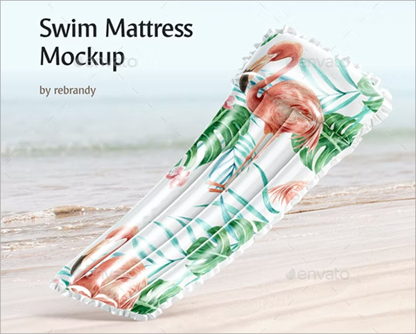 Swim Mattress Mockup