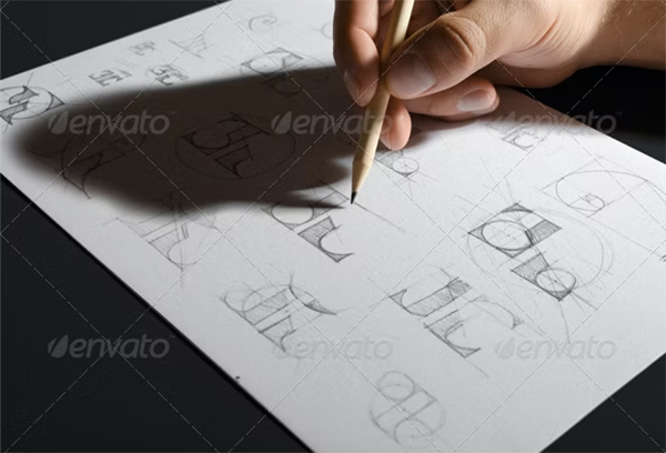 Sketchbook Mock-Up PSD Template