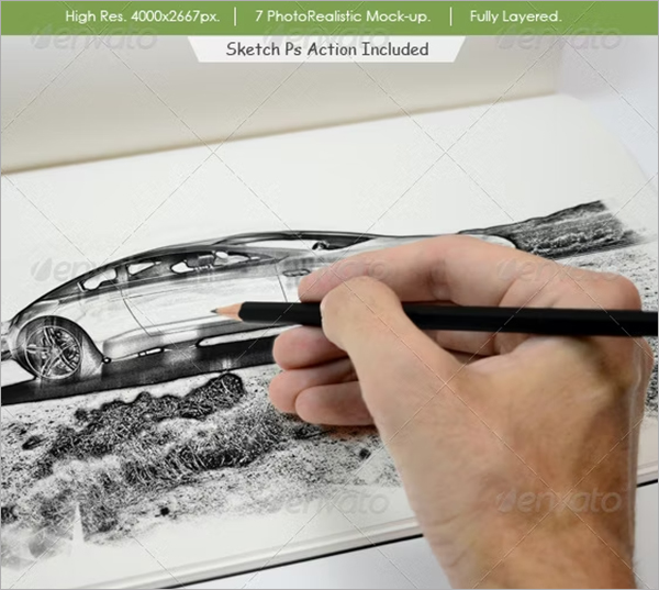 Sketchbook Mockups