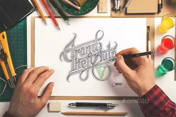 Artists Edition Sketchbook Mock-Up