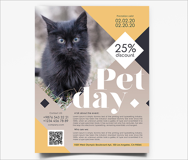 Free Pet Day Flyer Template