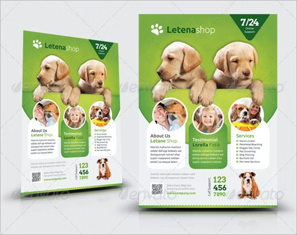 Pet Shop Flyer PSD Templates